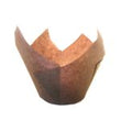 Brown Tulip Muffin Mould